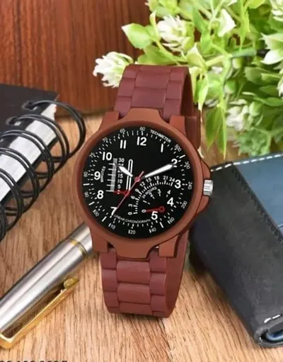 Curren Luxury new pu strap Quartz Chronograph Analogue Dark Men Casual Wrist Watch