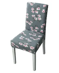 Designer Polyester Spandex Stretch Removable Washable Elastic Chair Slipcover-thumb1