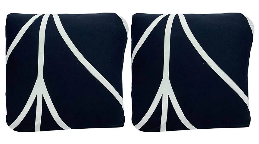 Polyester Printed Cushion Cover- Pack of 2