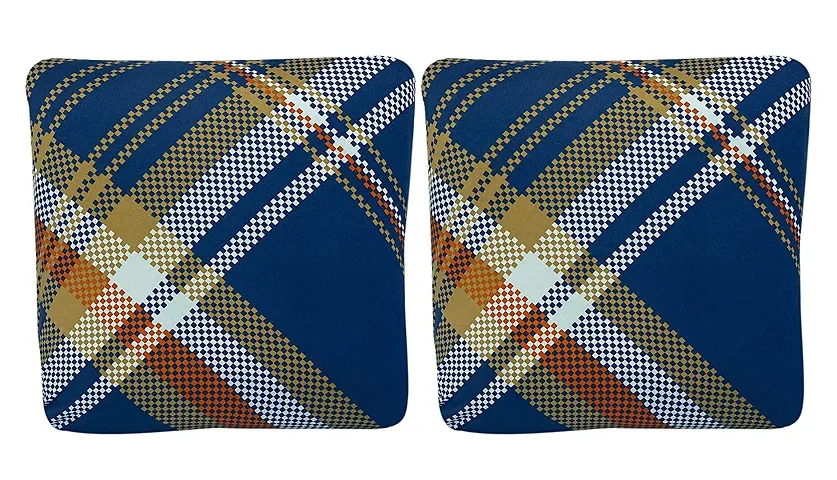 Polyester Printed Cushion Covers- Pack of 2