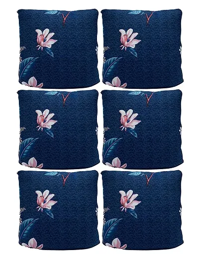 Printed Polyester Cushion Cover Set of 6