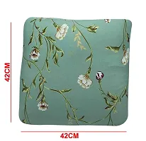 Polyester Cushion Cover Home Sofa Decorative (Green Autumn, 2)-thumb1