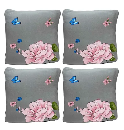 Polyester Cushion Cover- Pack of 4