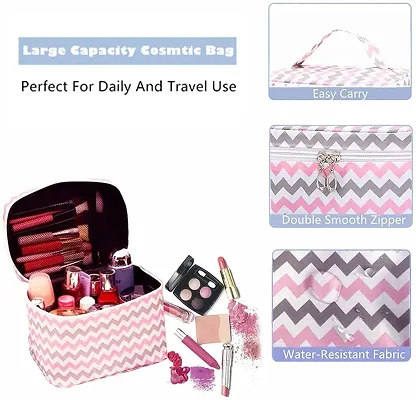 Large Capacity Travel Cosmetic Bag - Portable Makeup Bags for