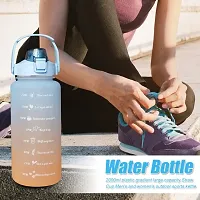 Cute Plastic Multicoloured Water Bottle For Kids-thumb2