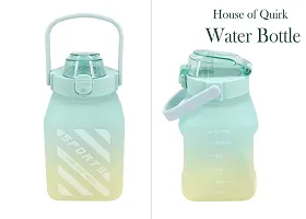 Cute Plastic Multicoloured Water Bottle For Kids-thumb1