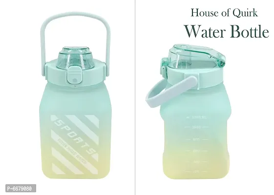 Cute Plastic Multicoloured Water Bottle For Kids-thumb2