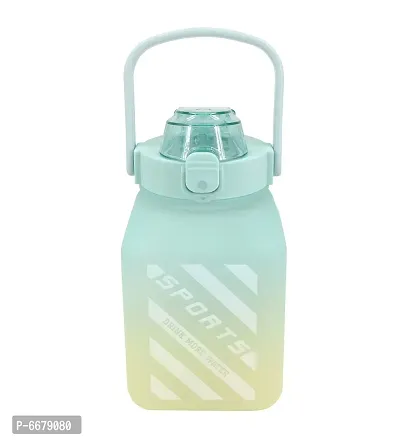 Cute Plastic Multicoloured Water Bottle For Kids-thumb0