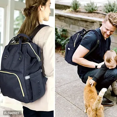 Designer Blue Baby Diaper Bag Maternity Backpack-thumb4