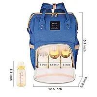 Designer Navy Blue Baby Diaper Bag Maternity Backpack-thumb1