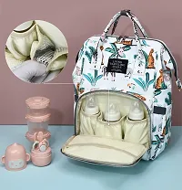 Designer White Animal Baby Diaper Bag Maternity Backpack-thumb2
