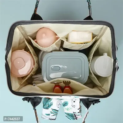 Designer White Animal Baby Diaper Bag Maternity Backpack-thumb2