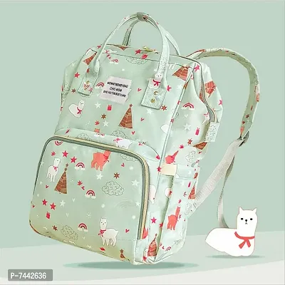 Designer Sheep Printed Baby Diaper Bag Maternity Backpack-thumb4