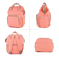 Designer Pink Baby Diaper Bag Maternity Backpack-thumb1