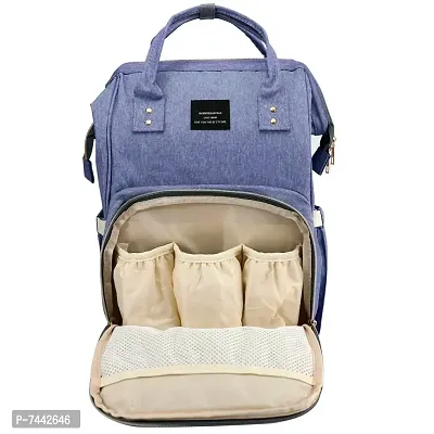 Designer Purple Baby Diaper Bag Maternity Backpack-thumb0