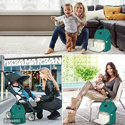 Designer Jeep Green Baby Diaper Bag Maternity Backpack-thumb3