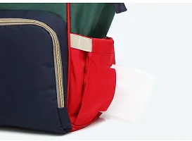 Designer Green / Blue Baby Diaper Bag Maternity Backpack-thumb4