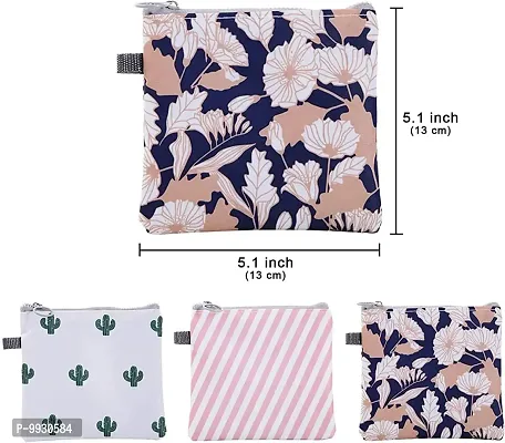 Stylish Sanitary Napkin Menstrual Pad Bag with Zipper-thumb5