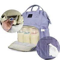 House of Quirk Baby Diaper Bag Maternity Backpack (Purple)-thumb4