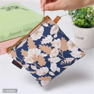 Stylish Sanitary Napkin Menstrual Pad Bag with Zipper-thumb2