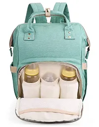 House of Quirk Baby Diaper Bag Maternity Backpack (Green)-thumb1