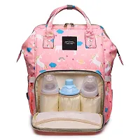 House of Quirk Baby Diaper Bag Maternity Backpack (Pink Unicorn)-thumb1