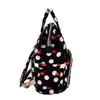 House of Quirk Baby Diaper Bag Maternity Backpack (Black Flamingo)-thumb1