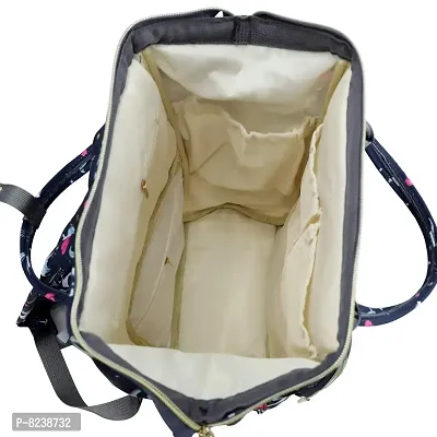 House of Quirk Baby Diaper Bag Maternity Backpack (Dark Blue Unicorn)-thumb4