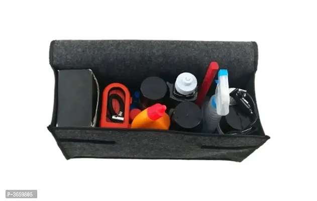 Car Trunk Organizers Large Anti Slip Car Trunk Compartment Boot Storage Organizer Utility Tool Bag (Dark Grey)-thumb2