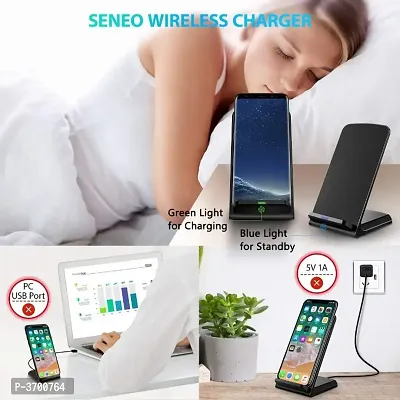 Certified Wireless PowerPort 5 Stand Charger Dock Compatible with iPhone XS/Max/XR/X / 8/8 Plus, Samsung Galaxy S9/+/S8/+/S7/Note 8-thumb3
