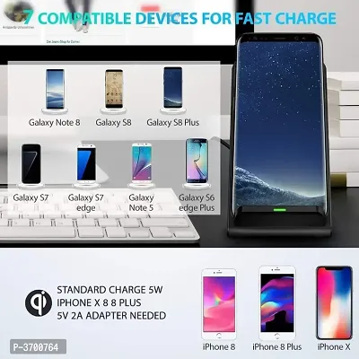 Certified Wireless PowerPort 5 Stand Charger Dock Compatible with iPhone XS/Max/XR/X / 8/8 Plus, Samsung Galaxy S9/+/S8/+/S7/Note 8-thumb5