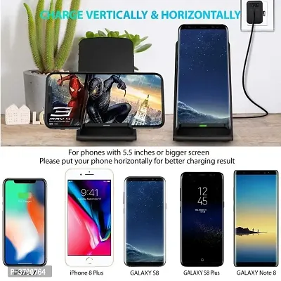 Certified Wireless PowerPort 5 Stand Charger Dock Compatible with iPhone XS/Max/XR/X / 8/8 Plus, Samsung Galaxy S9/+/S8/+/S7/Note 8-thumb4