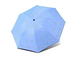 Ultra Light and Small Mini Umbrella with Carrying Pouch - Blue Cloud-thumb3