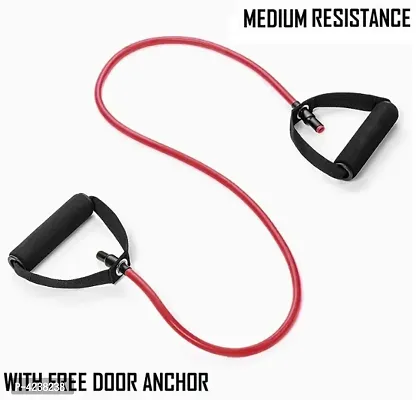 Resistance Tube Exercise Bands for Stretching with Door Anchor, Workout, and Toning for Men, and Women-thumb4