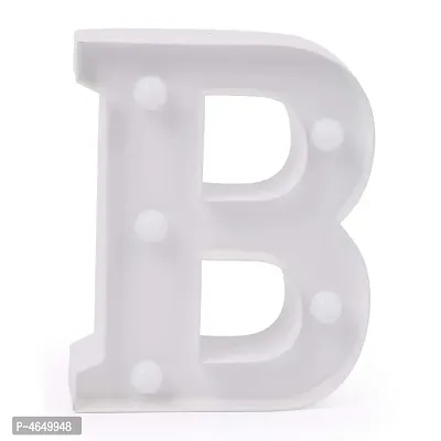 6 LED Marquee Letter Lights Sign, Light Up Alphabet Letters for Wedding Birthday Party Christmas Home Bar Decoration Battery Operated - B-thumb0