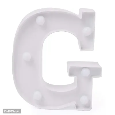 6 LED Marquee Letter Lights Sign, Light Up Alphabet Letters for Wedding Birthday Party Christmas Home Bar Decoration Battery Operated - G-thumb0