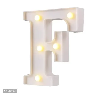 6 LED Marquee Letter Lights Sign, Light Up Alphabet Letters for Wedding Birthday Party Christmas Home Bar Decoration Battery Operated - F-thumb0