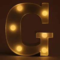 6 LED Marquee Letter Lights Sign, Light Up Alphabet Letters for Wedding Birthday Party Christmas Home Bar Decoration Battery Operated - G-thumb4