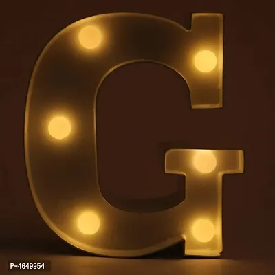 6 LED Marquee Letter Lights Sign, Light Up Alphabet Letters for Wedding Birthday Party Christmas Home Bar Decoration Battery Operated - G-thumb5