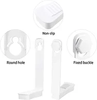 House of Quirk ABS Plastic Easy Install Bed Sheet Fixer Blankets No Elastic Straps or Clips Holders Cover, Non-Running Needle-Free Household Invisible Trackless Anti-Skid Clip - White, Standard-thumb2