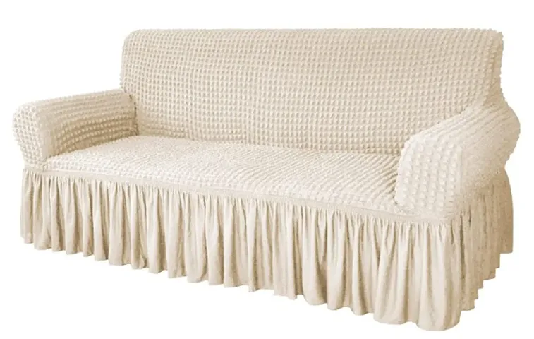 Stretch Sofa Slipcover Easy Fitted Sofa Couch Cover with Skirt