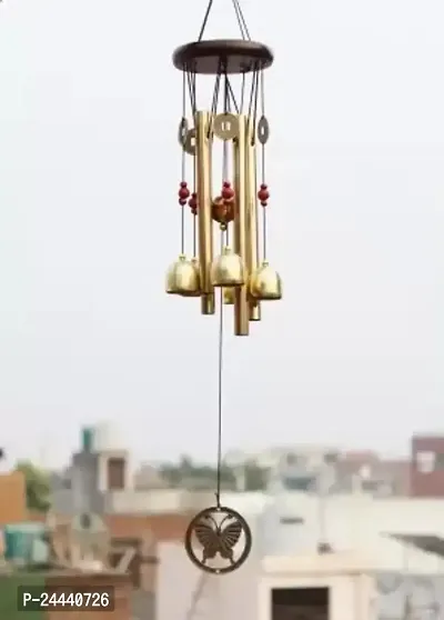 Beautiful And Colourful Steel Wind Chimes-thumb0