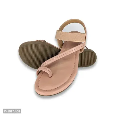 SHOEGAZNG Women Flat Casual Sandal (Pink, numeric_7)-thumb3