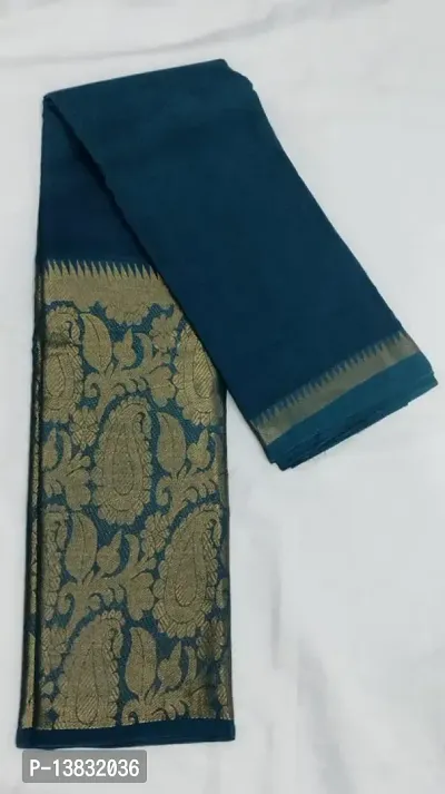 Fancy Cotton Saree Without Blouse Piece for Women