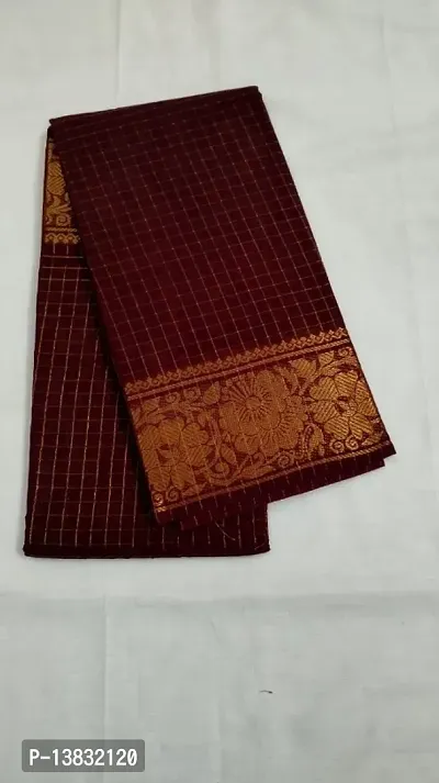 Fancy Cotton Saree Without Blouse Piece for Women-thumb0