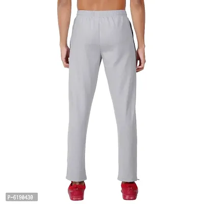 Stylish Polyester Self Pattern Slim Fit Premium Track Pant For Men-thumb3