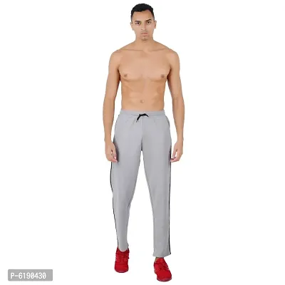 Stylish Polyester Self Pattern Slim Fit Premium Track Pant For Men-thumb2