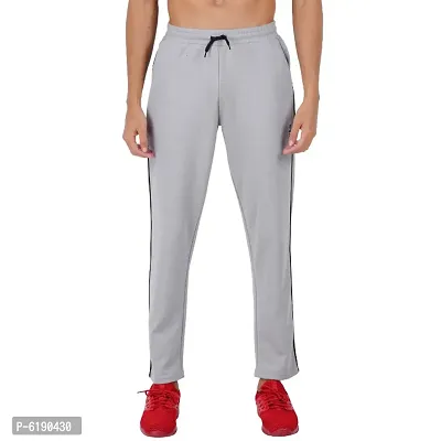 Stylish Polyester Self Pattern Slim Fit Premium Track Pant For Men-thumb4