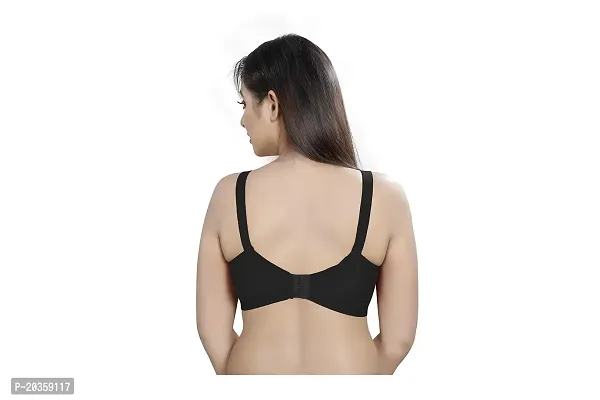Buy ??????: AATMAJA Women's Cotton Blend Non Padded Non-Wired T-Shirt Bra  Set of 4(40,Multicolour) Online In India At Discounted Prices