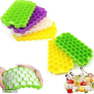 Silicone Flexible 32 Cavity Ice Cube Mould Tray (Multicolor, Pack of 1)-thumb4